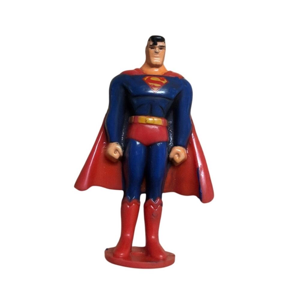 Batman Superman Figure Lot DC Comics Vintage 1996 Toy Set 3 Figures Preowned - Picture 4 of 8